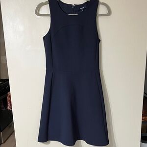 Madewell Dark Blue Sleeveless Mini Dress